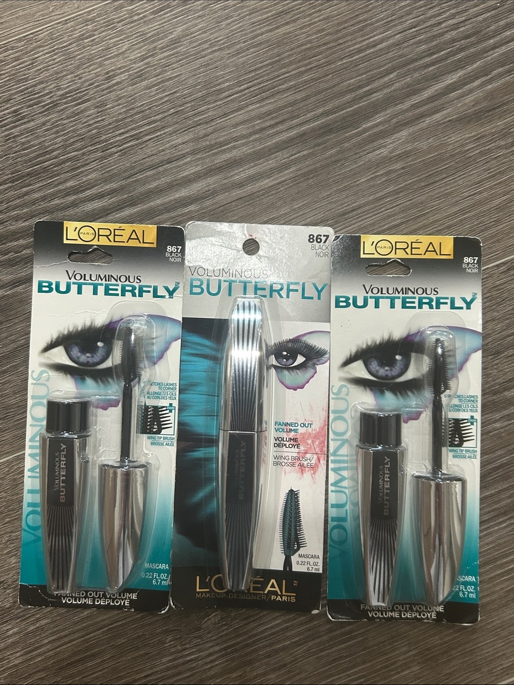 LAST SET 3 L'Oréal Voluminous Butterfly Mascara - Black (867) 🌸 FIRM PRICE 🌸